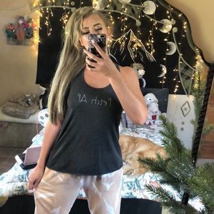 “Fetch AF“ Mean Girls graphic Bella Canvas tank 🌫